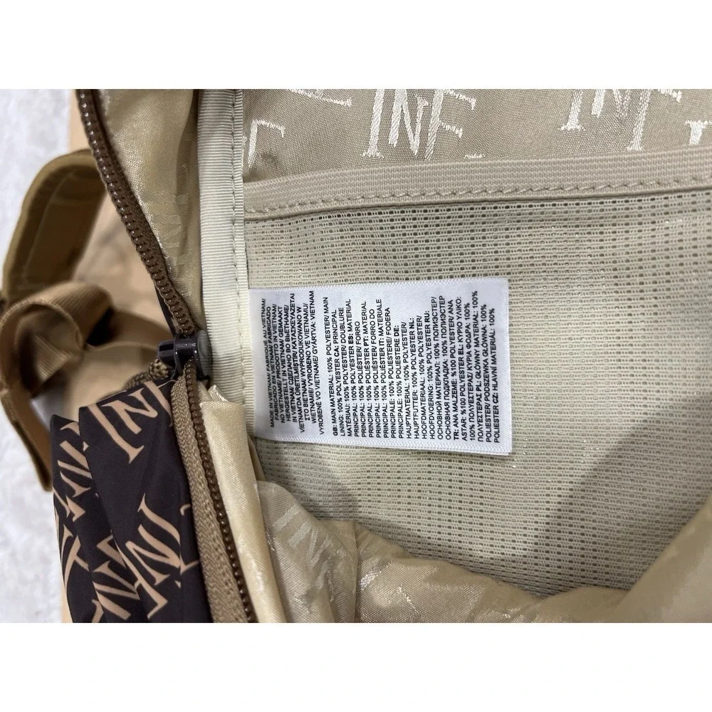 The North Face Never Stop Mini Backpack‎ 5L Brown Tan Monogram NF0A81DV